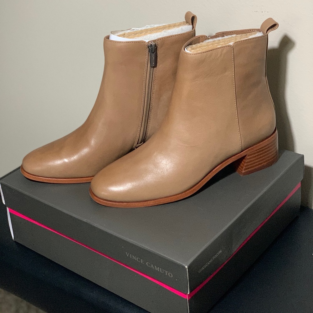 Vince Camuto Leather Bootie